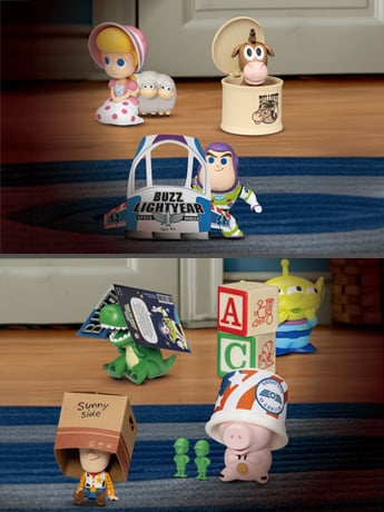 Toy Story Mini Egg Attack MEA-089 Peek-A-Boo Series Boxed Set of 6