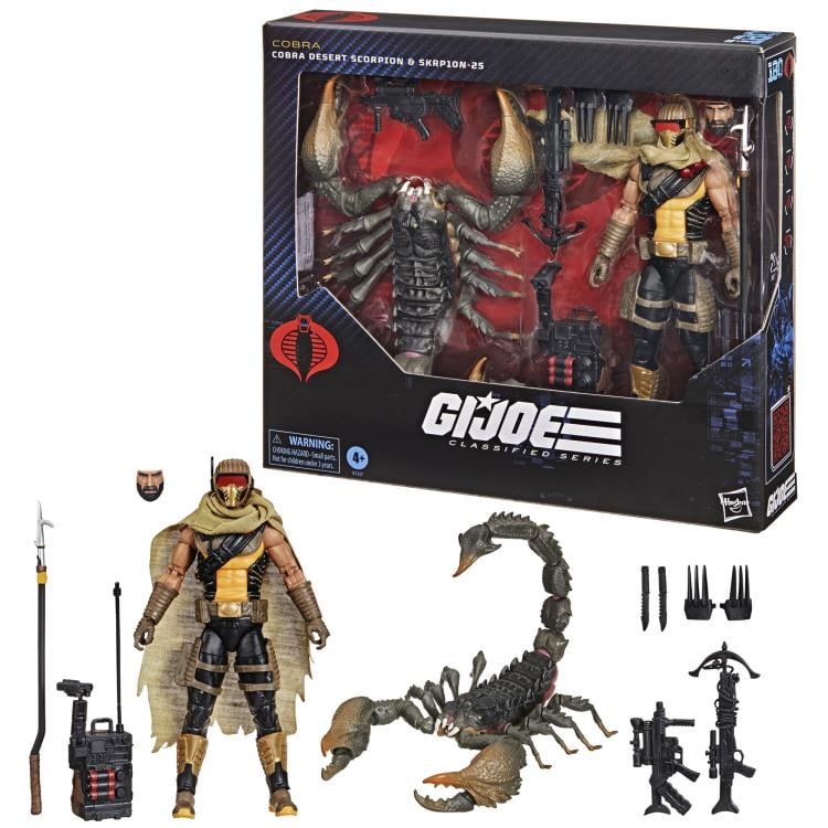 G.I. Joe Classified Series #180 Cobra Desert Scorpion & SKRP10N-25 Action Figure Set Gallery Image 13