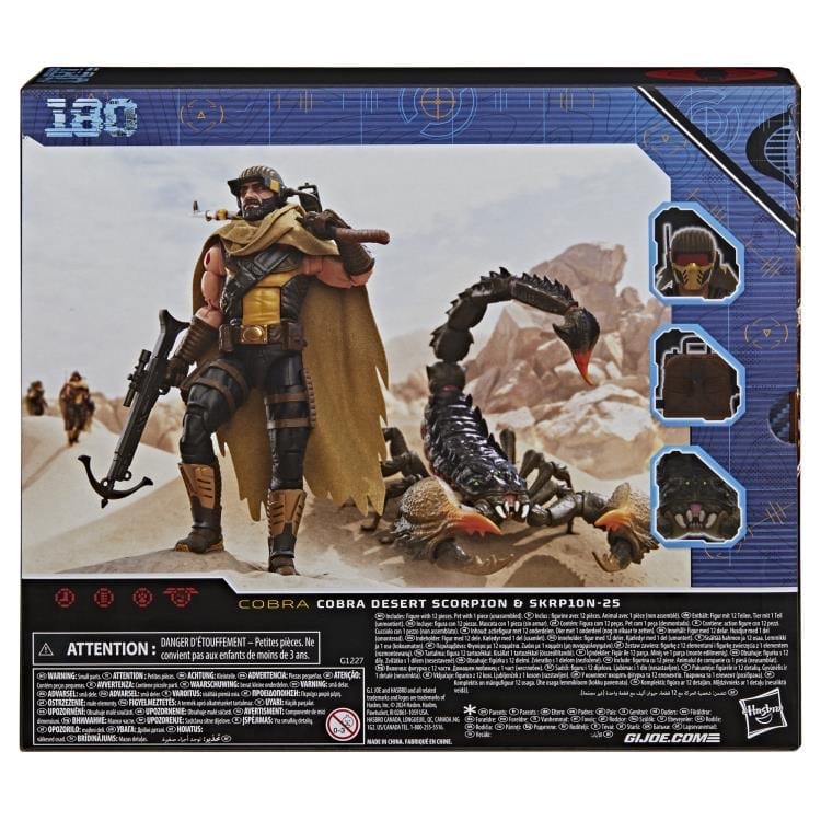 G.I. Joe Classified Series #180 Cobra Desert Scorpion & SKRP10N-25
