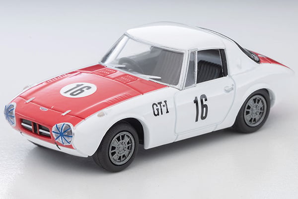 Tomica Limited Vintage TLV-215a 1965 Toyota Sports 800 (White/Red)