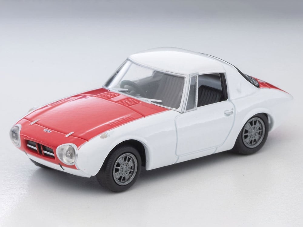 Tomica Limited Vintage TLV-215a 1965 Toyota Sports 800 (White/Red)