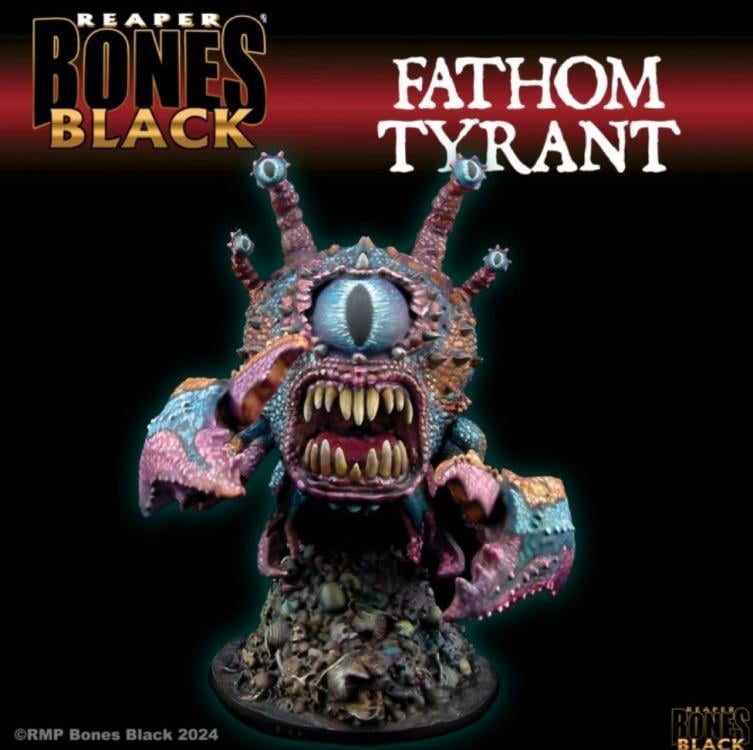 Reaper Bones Black Fathom Tyrant Deluxe Miniature Gallery Image 3