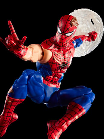 Marvel Legends Spider-Man Action Figure with Exclusive Magic: The Gathering Card Gallery Image 2