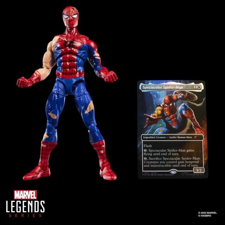 Marvel Legends Spider-Man Action Figure with Exclusive Magic: The