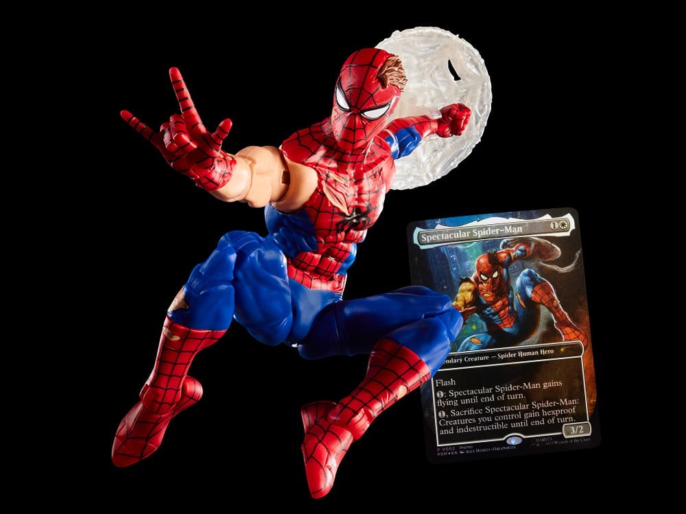 Marvel Legends Spider-Man Action Figure with Exclusive Magic: The