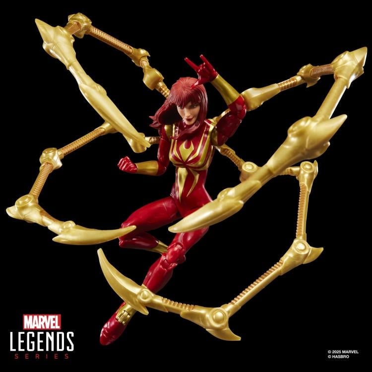 Marvel Legends Mary Jane Watson (Iron Spider) Action Figure with Exclusive Magic: The Gathering Card Gallery Image 5