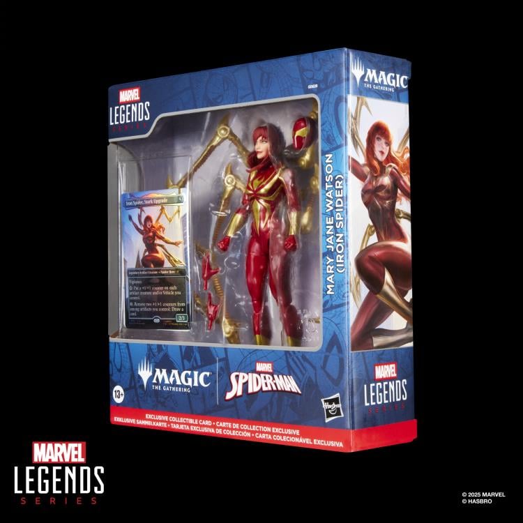 Marvel Legends Mary Jane Watson (Iron Spider) Action Figure with Exclusive Magic: The Gathering Card Gallery Image 12