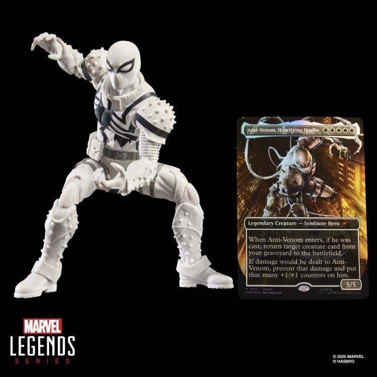 Marvel Legends Agent Anti-Venom Action Figure with Exclusive Magic: The Gathering Card Gallery Image 10