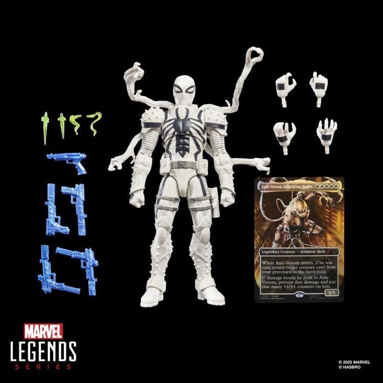 Marvel Legends Agent Anti-Venom Action Figure with Exclusive Magic: The Gathering Card Gallery Image 12