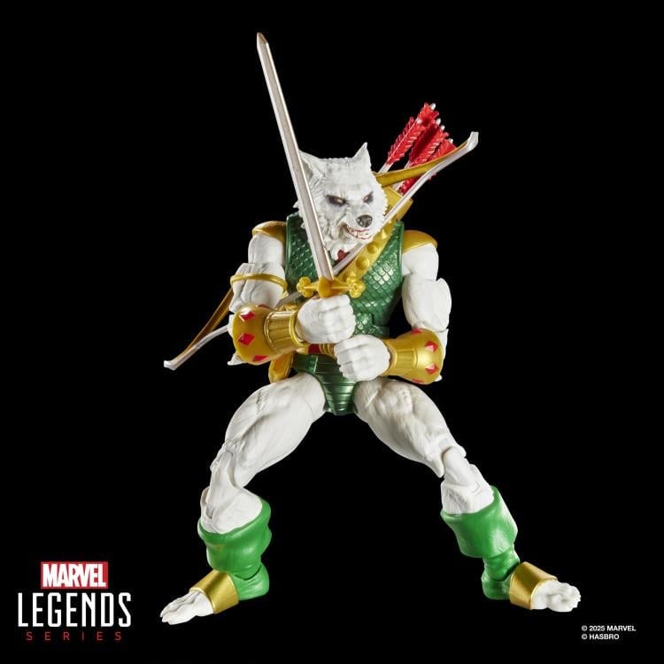 Marvel Legends Man-Wolf Action Figure with Exclusive Magic: The