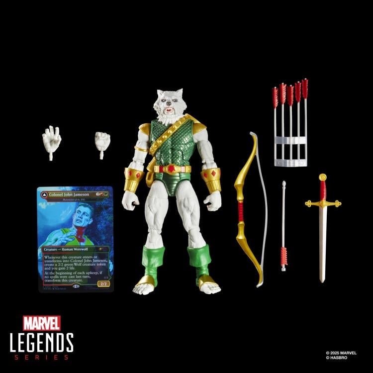 Marvel Legends Man-Wolf Action Figure with Exclusive Magic: The Gathering Card Gallery Image 11