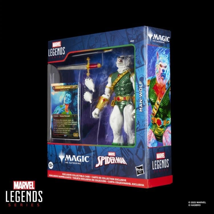 Marvel Legends Man-Wolf Action Figure with Exclusive Magic: The