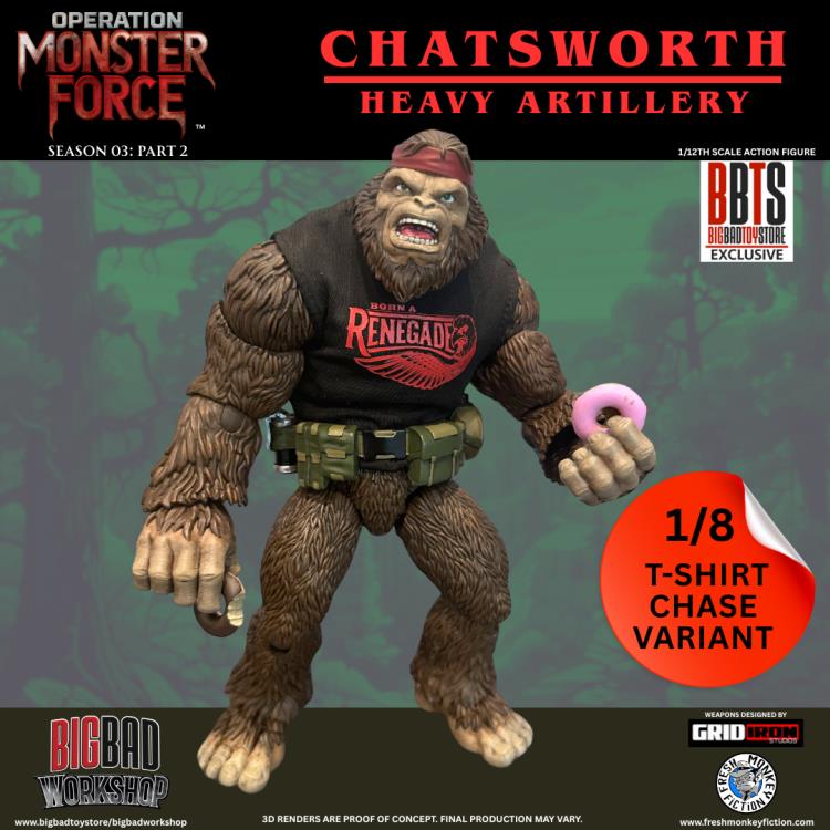 Operation: Monster Force Season 03 (Part 2) Chatsworth 1/12 Scale BBTS Exclusive Action Figure Gallery Image 19
