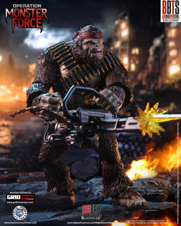 Operation: Monster Force Season 03 (Part 2) Chatsworth 1/12 Scale BBTS Exclusive Action Figure Gallery Image 7