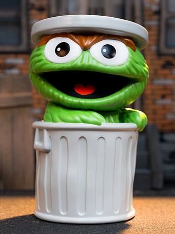 Sesame Street FUN! FUN! Oscar the Grouch Figure