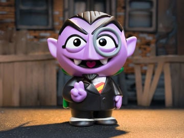 Sesame Street FUN! FUN! Count von Count Figure