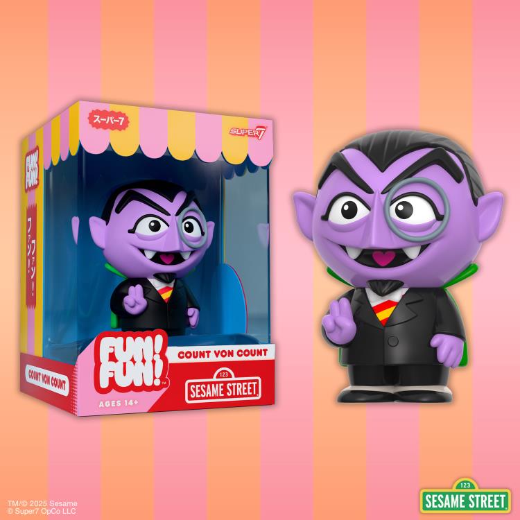 Sesame Street FUN! FUN! Count von Count Figure