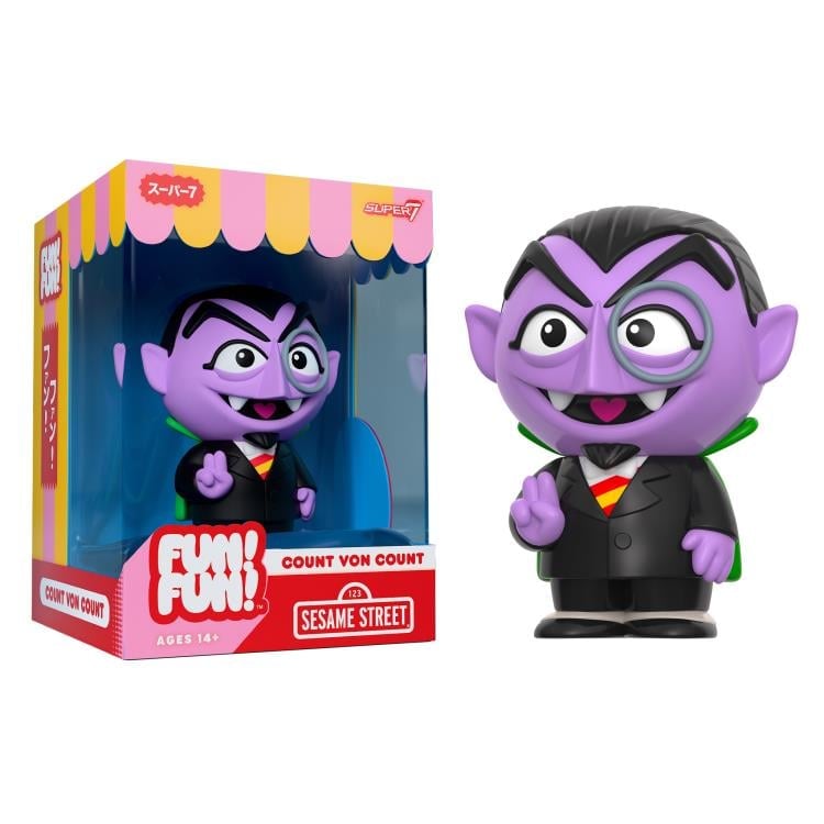 Sesame Street FUN! FUN! Count von Count Figure