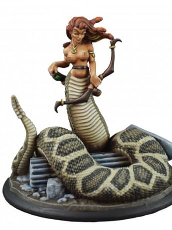 Reaper Bones Black Greater Medusa Miniature Gallery Image 2