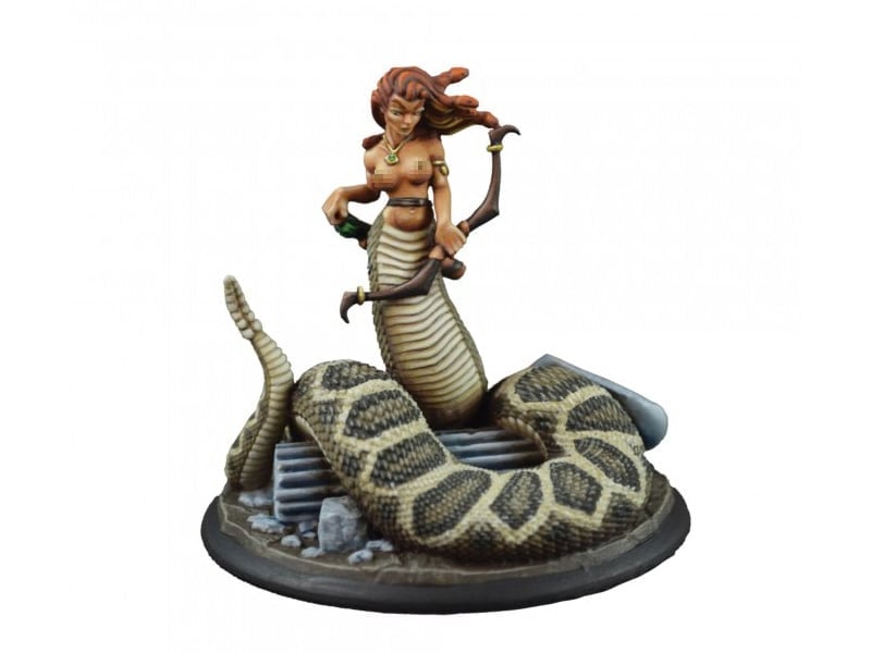 Reaper Bones Black Greater Medusa Miniature Gallery Image 1