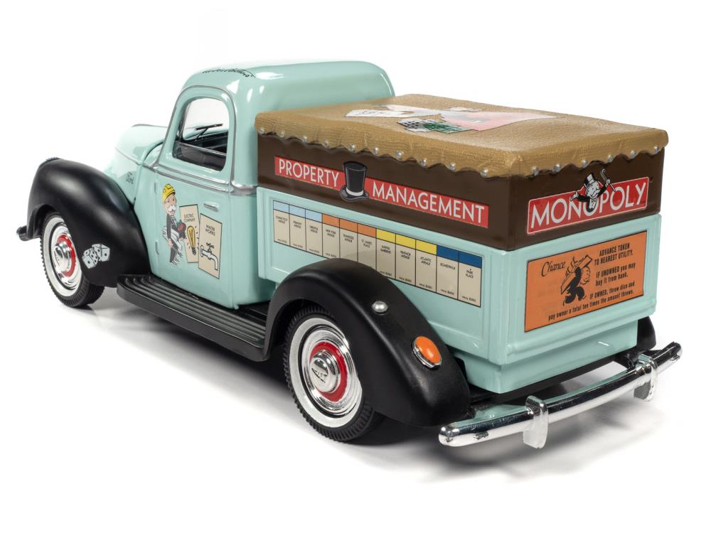 Monopoly 1940 Ford Property Management Truck 1/18 Scale Model Gallery Image 7