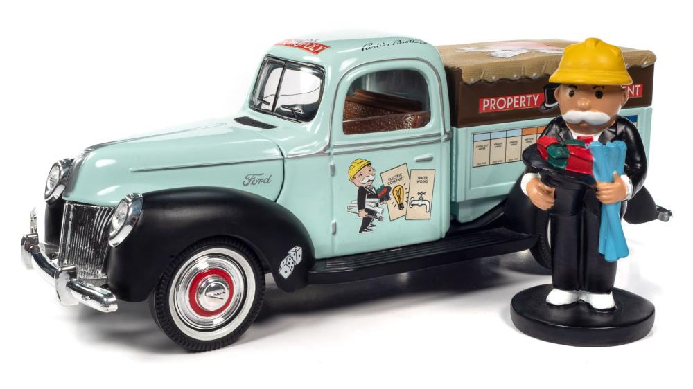Monopoly 1940 Ford Property Management Truck 1/18 Scale Model Gallery Image 3