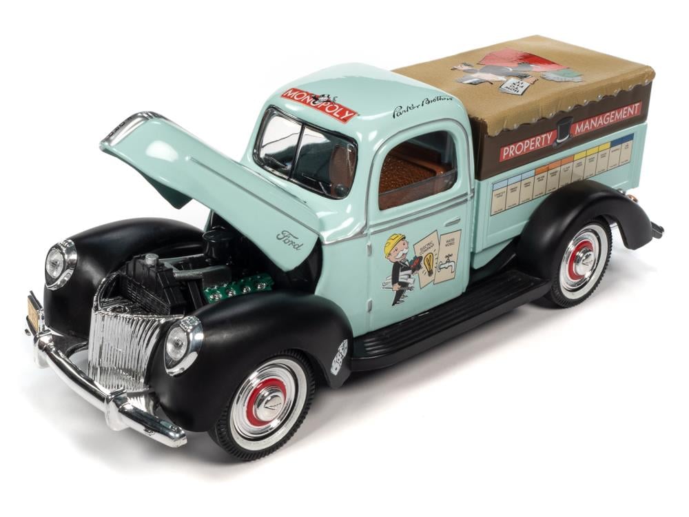 Monopoly 1940 Ford Property Management Truck 1/18 Scale Model Gallery Image 5