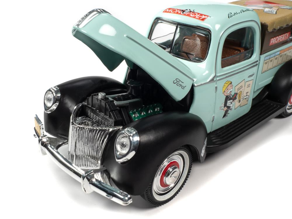 Monopoly 1940 Ford Property Management Truck 1/18 Scale Model Gallery Image 10
