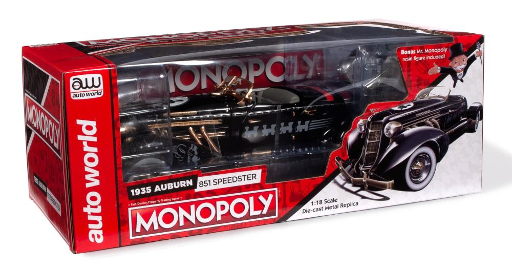 Monopoly 1935 Auburn 851 Speedster 1/18 Scale Die-Cast Model Gallery Image 15