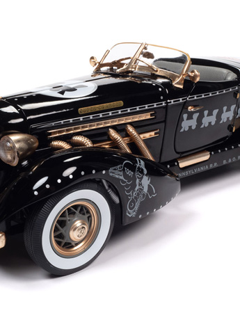 Monopoly 1935 Auburn 851 Speedster 1/18 Scale Die-Cast Model Gallery Image 2