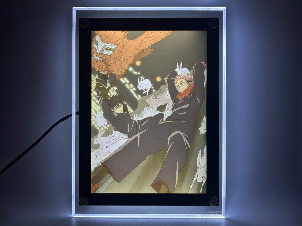 Jujutsu Kaisen Rabbit Stampede LED Poster Gallery Image 1