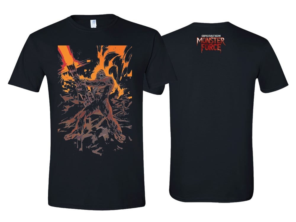 Operation: Monster Force Chatsworth (Front and Back) T-Shirt Gallery Image 1