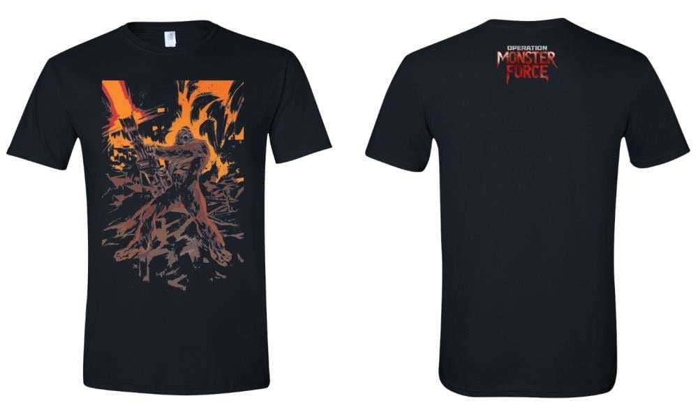 Operation: Monster Force Chatsworth (Front and Back) T-Shirt Gallery Image 3