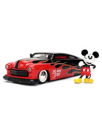 Disney Hollywood Rides Mickey Mouse & 1/24 Scale 1951 Mercury Model