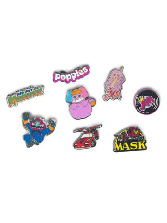80's Flashback Enamel Pin SDCC 2025 Exclusive Set Gallery Image 2