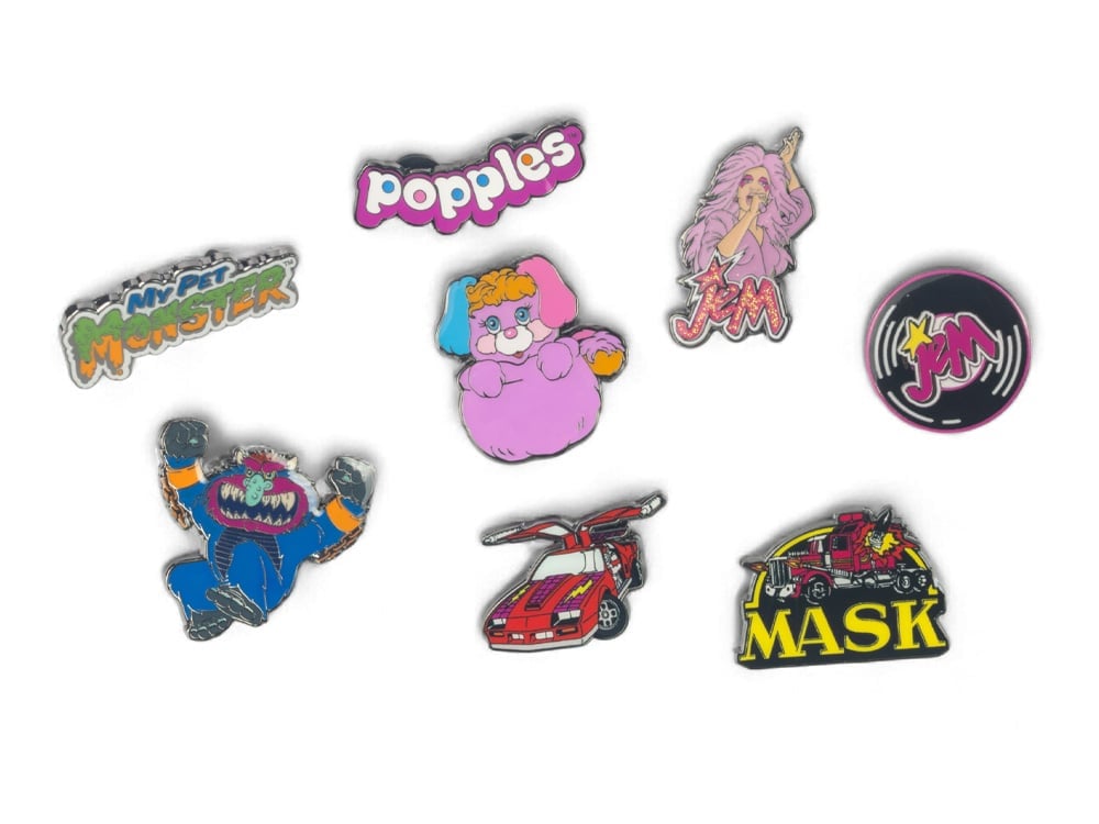 80's Flashback Enamel Pin SDCC 2025 Exclusive Set Gallery Image 1