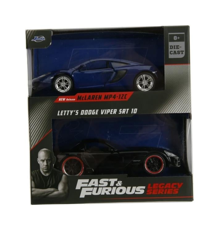 Fast & Furious Legacy Series Letty's Dodge Viper SRT 10 & McLaren