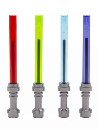 Star Wars LEGO Lightsaber Gel Pen Four-Pack Gallery Image 2