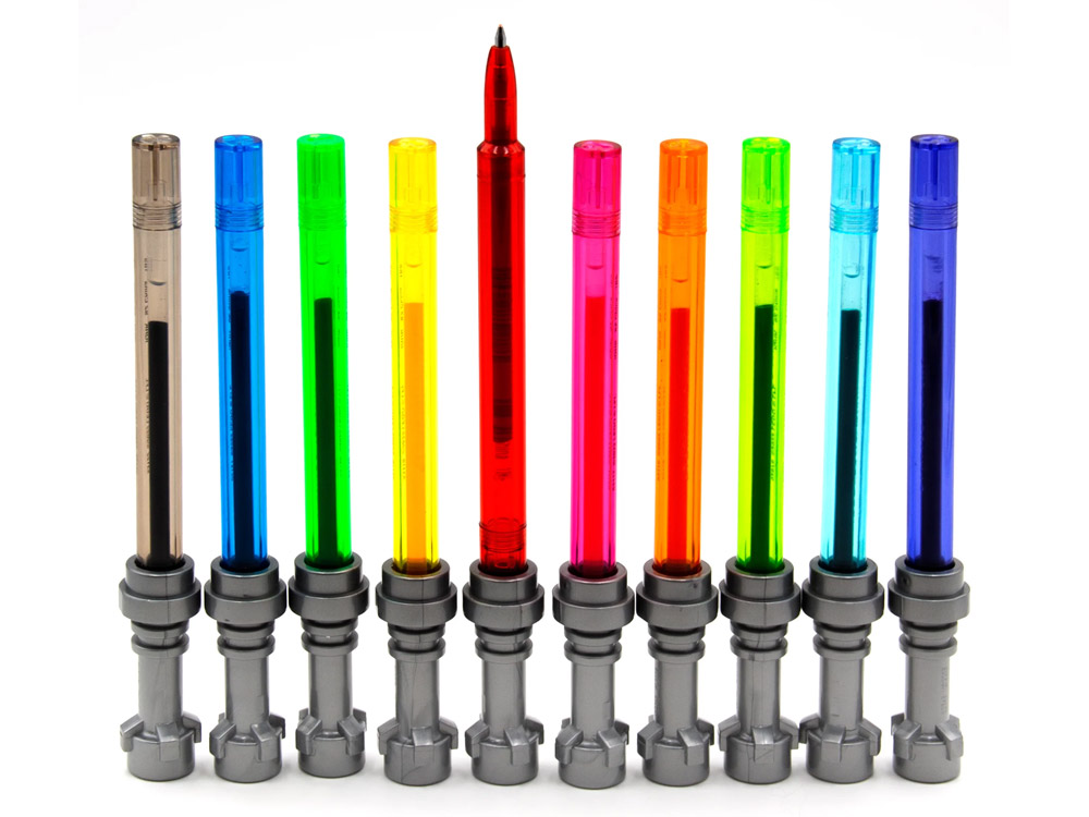 Star Wars LEGO Lightsaber Gel Pen Ten-Pack Gallery Image 1