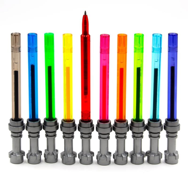 Star Wars LEGO Lightsaber Gel Pen Ten-Pack Gallery Image 3