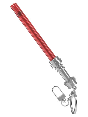 Star Wars LEGO Lightsaber Gel Pen with Clip (Red) Gallery Image 2