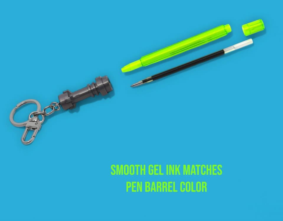 Star Wars LEGO Lightsaber Gel Pen with Clip (Lime) Gallery Image 7