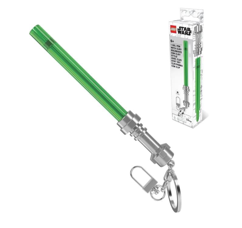 Star Wars LEGO Lightsaber Gel Pen with Clip (Lime) Gallery Image 3