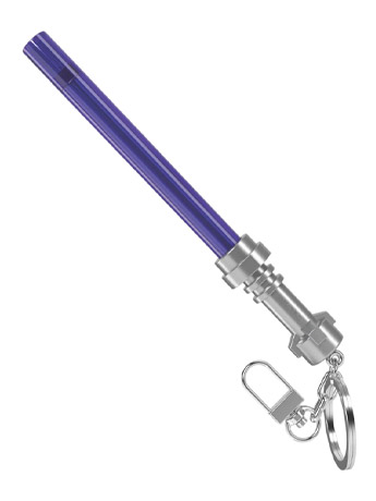 Star Wars LEGO Lightsaber Gel Pen with Clip (Purple) Gallery Image 2