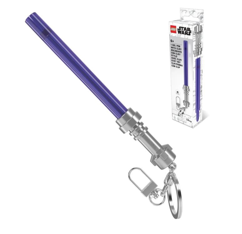 Star Wars LEGO Lightsaber Gel Pen with Clip (Purple) Gallery Image 3