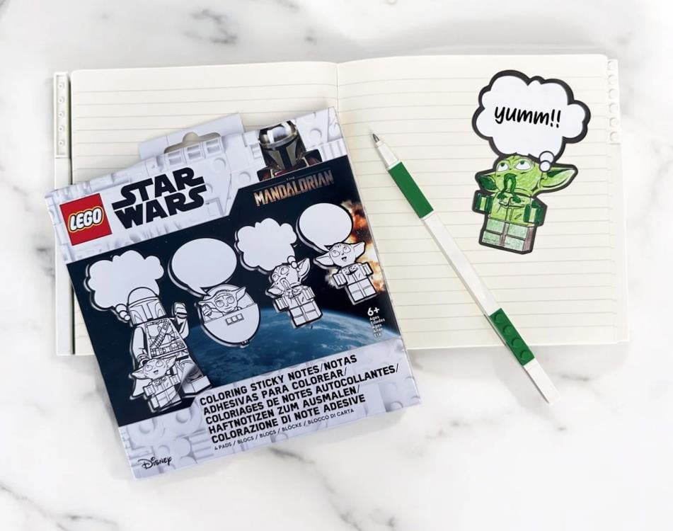 Star Wars: The Mandalorian LEGO Coloring Sticky Notes Gallery Image 5