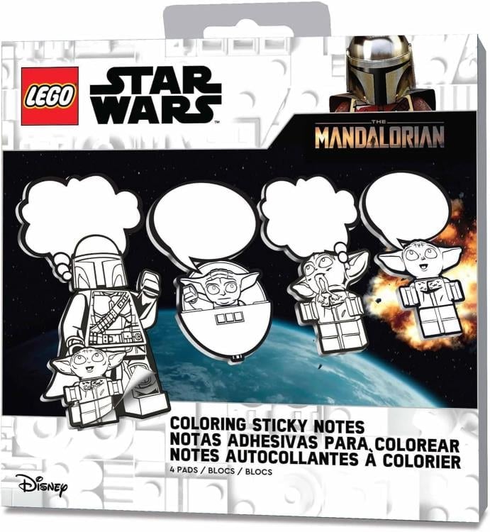 Star Wars: The Mandalorian LEGO Coloring Sticky Notes Gallery Image 8