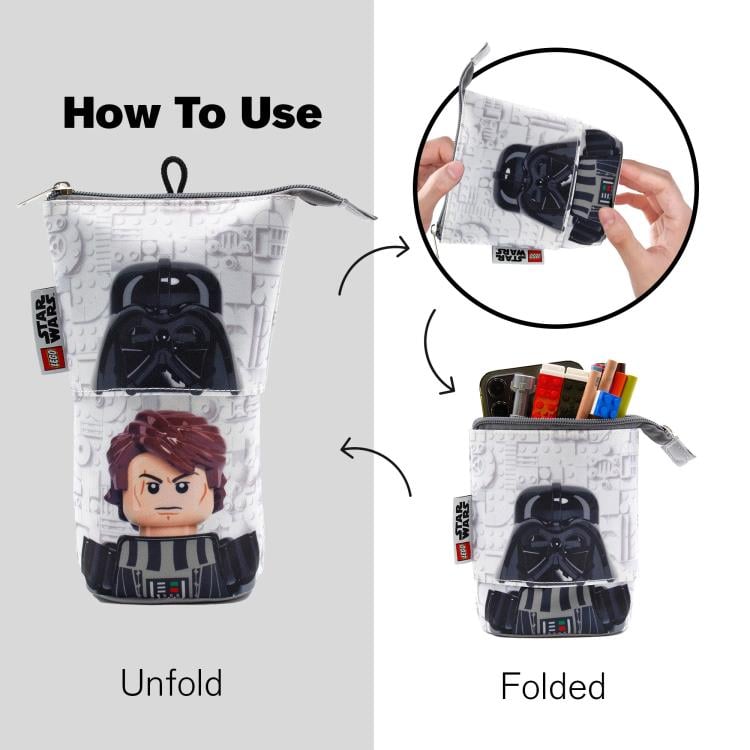 Star Wars LEGO Darth Vader & Anakin Skywalker Pop Up Pencil Case Gallery Image 7