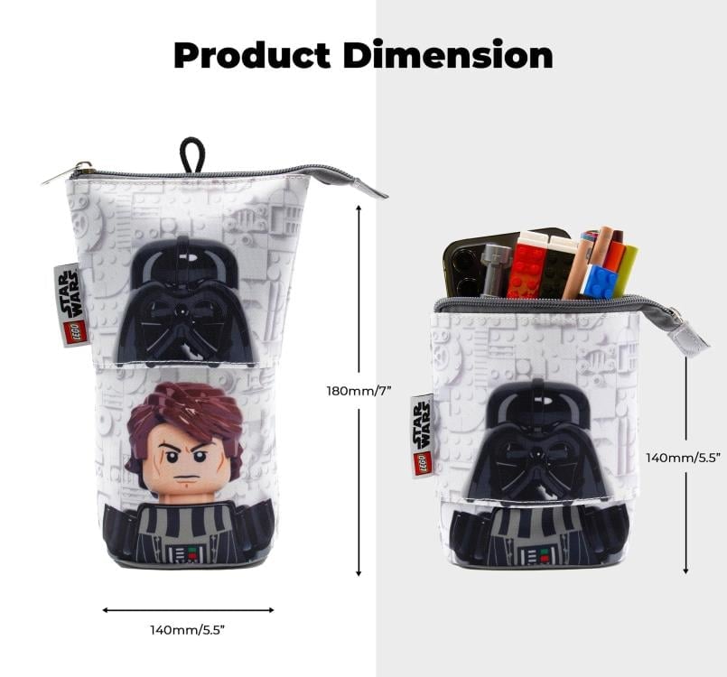 Star Wars LEGO Darth Vader & Anakin Skywalker Pop Up Pencil Case Gallery Image 5