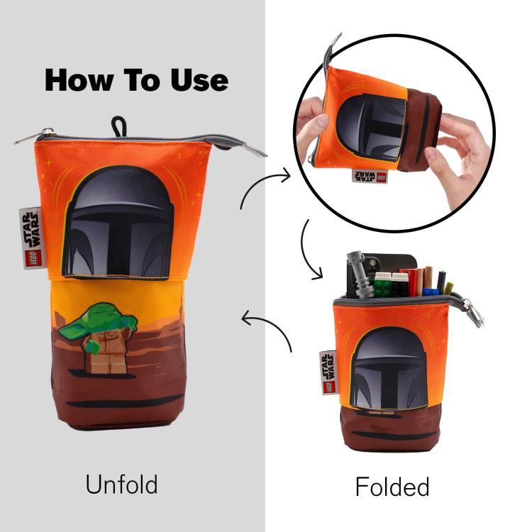 Star Wars: The Mandalorian LEGO The Mandalorian & Grogu Pop Up Pencil Case Gallery Image 6